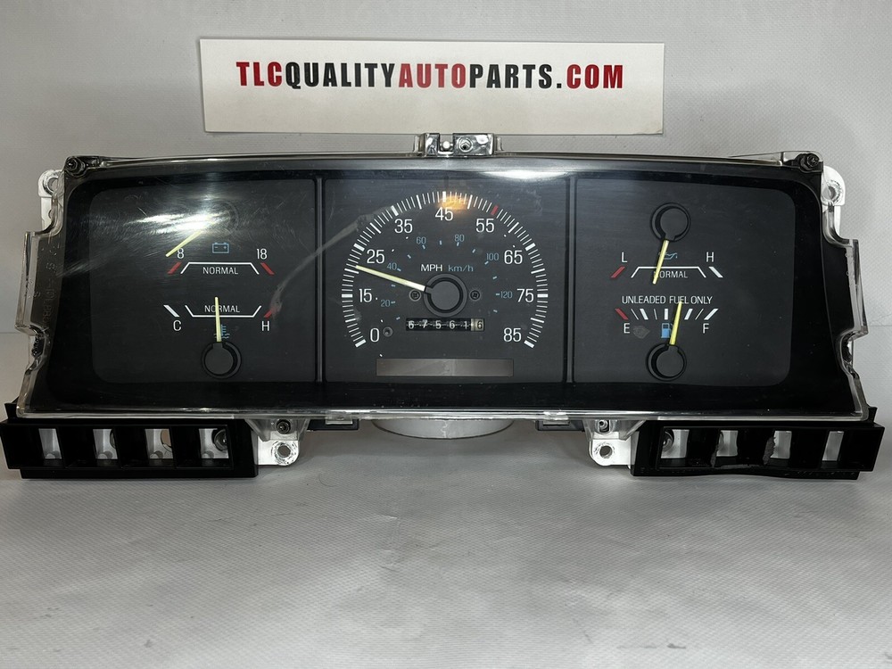 1987-1991 Ford F-150 F-250 F-350 Bronco Instrument Cluster No Tach *PARTS ONLY*