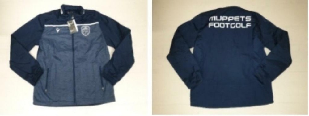 Macron Rain Jacket Muppets Footgolf Waterproof Sports Jacket Running Soccer