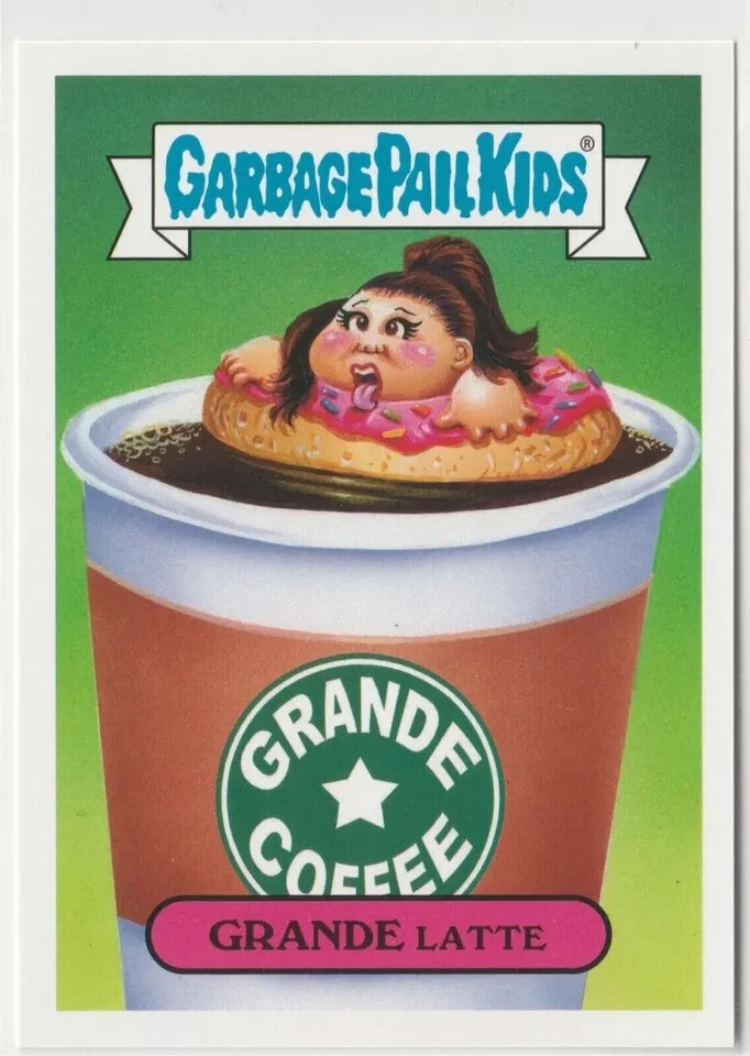 Grande Latte Garbage Pail Kids GPK 2017 Battle of the Bands Card #18b