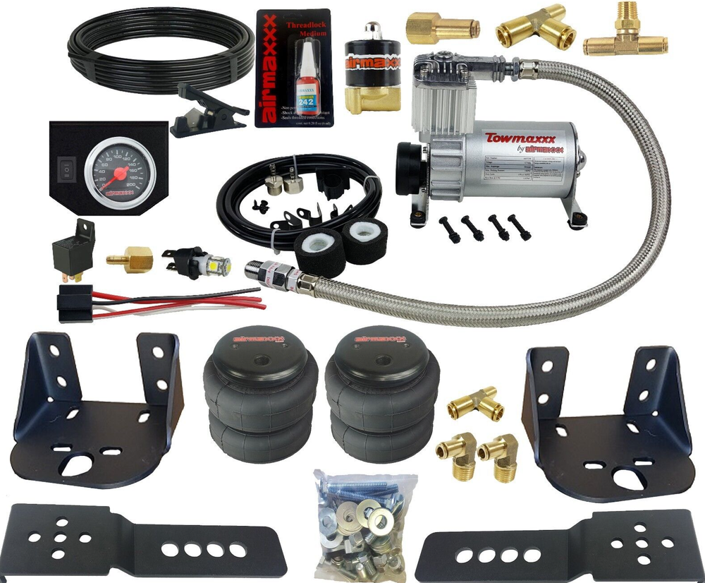 Air Suspension Helper Spring Kit Tow Assist Over Leaf Custom On Board Air In Cab
