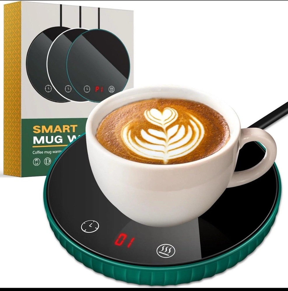 Coffee Mug Warmer for Desk 8H Auto Shut Off, Smart Coffee Cup Warmer with 2 Temp