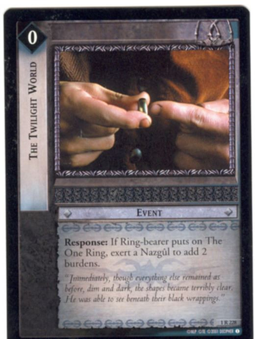 Lord Of The Rings CCG FotR Card 1.R228 The Twilight World