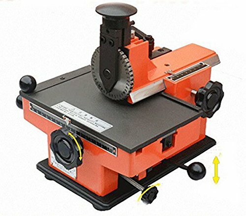 Update Semi-automatic Nameplate Metal Label Stamping Printer Marking Machine 4mm-image