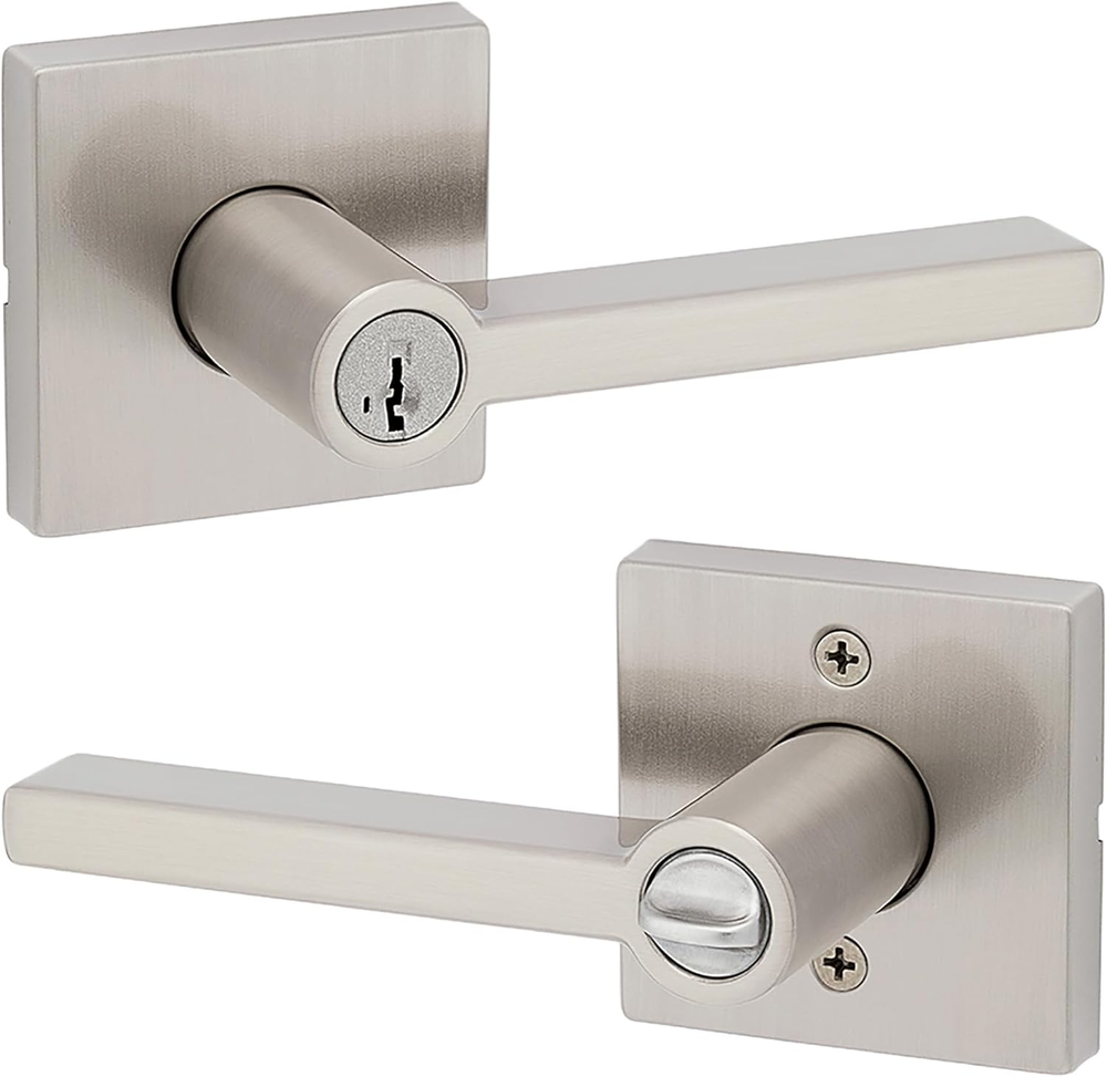 Halifax Secure Keyed Reversible Lever Exterior Entry Door Handle with Lock