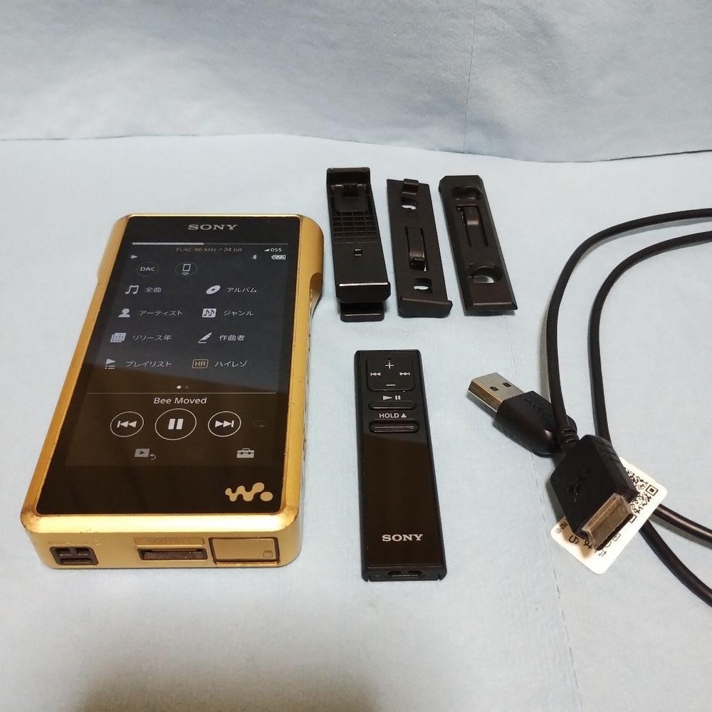 Sony NW-WM1Z NM Hi-Res Digital Audio Player Walkman Gold 256GB Working condition