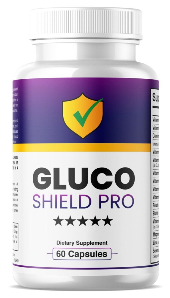Gluco Shield Pro All Natural Advanced Formula Supplements 1 pack 60 capsules