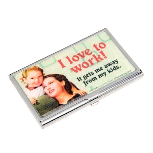 Slim Leather Credit Card Holder Business Card Case Work Essentials Stay Organized Escape the Chaos  -image