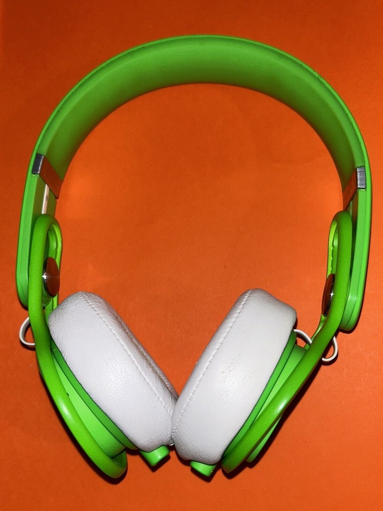 Exclusive Beats by Dr Dre Mixr Headphones Green + Official Packaging Complete