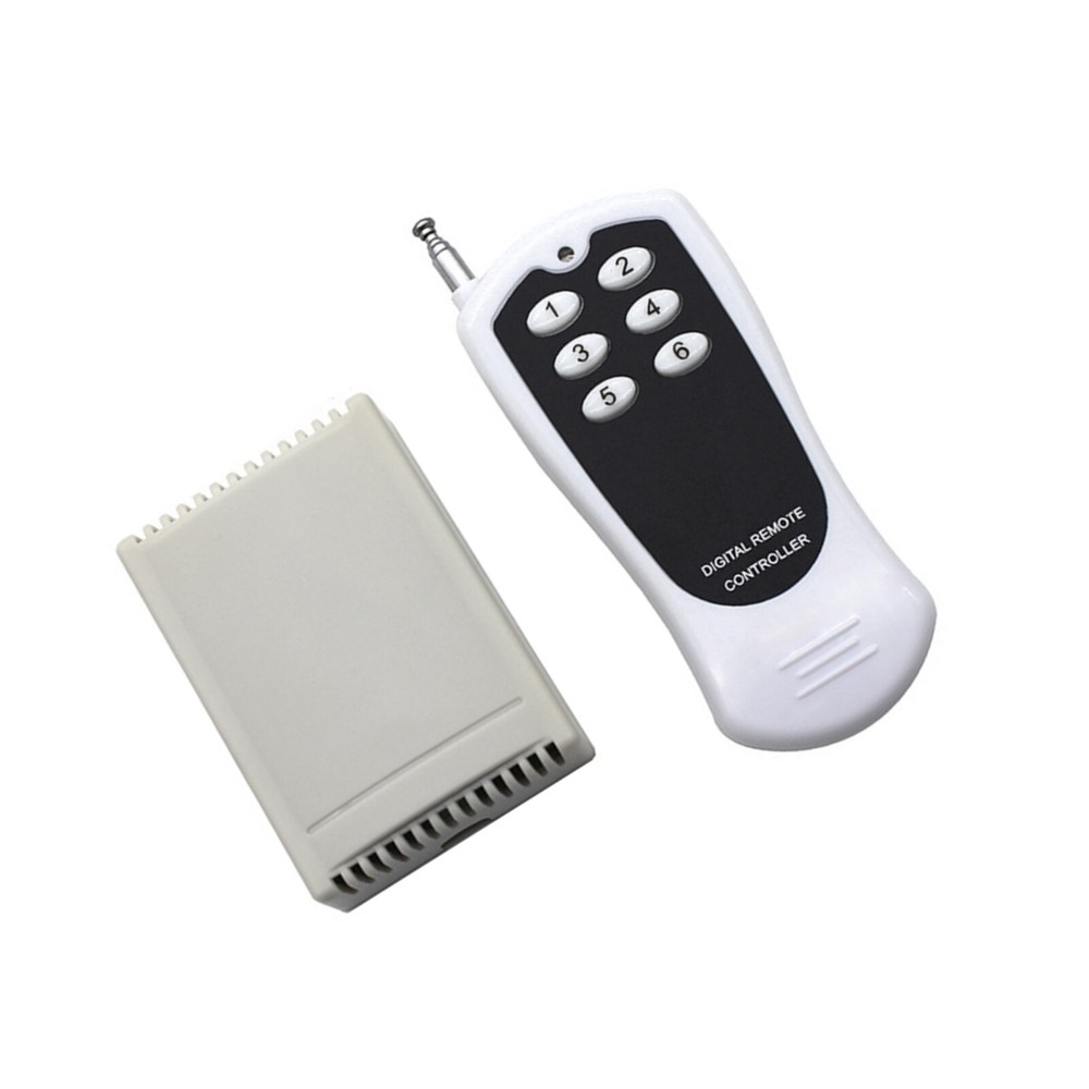 6-Channel Relay RF Wireless Remote Control Switch Transmitter Receiver Accessory