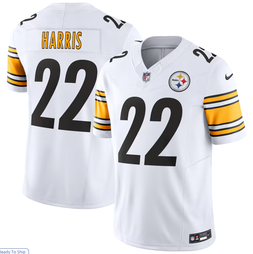 Men's Pittsburgh Steelers Najee Harris Stitched Football Jersey Size L Perfect Birthday Gift  