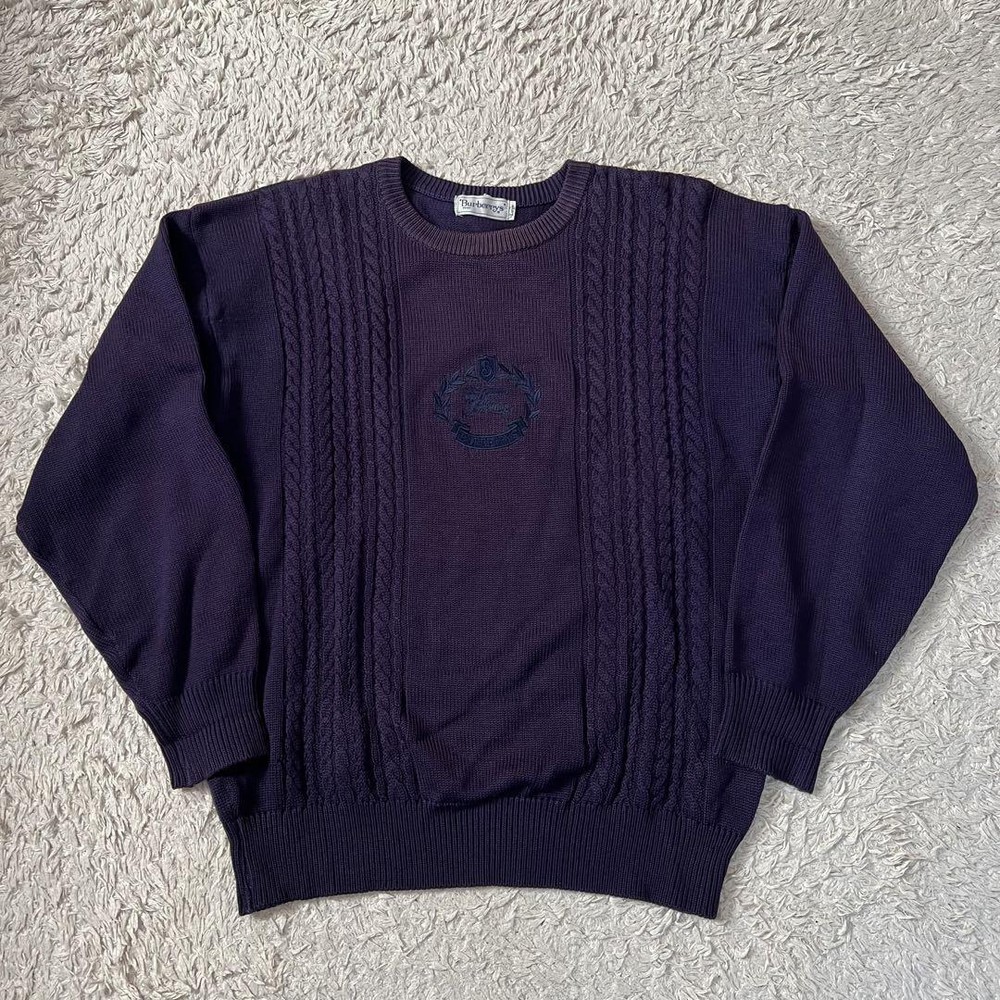 Burberry knit sweater Men's Fashion from Japan
