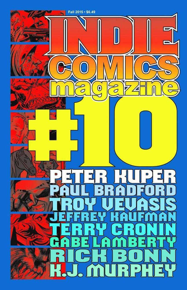 Indie Comics Magazine #10 FN; Aazurn | Peter Kuper Last Issue - we combine shipp