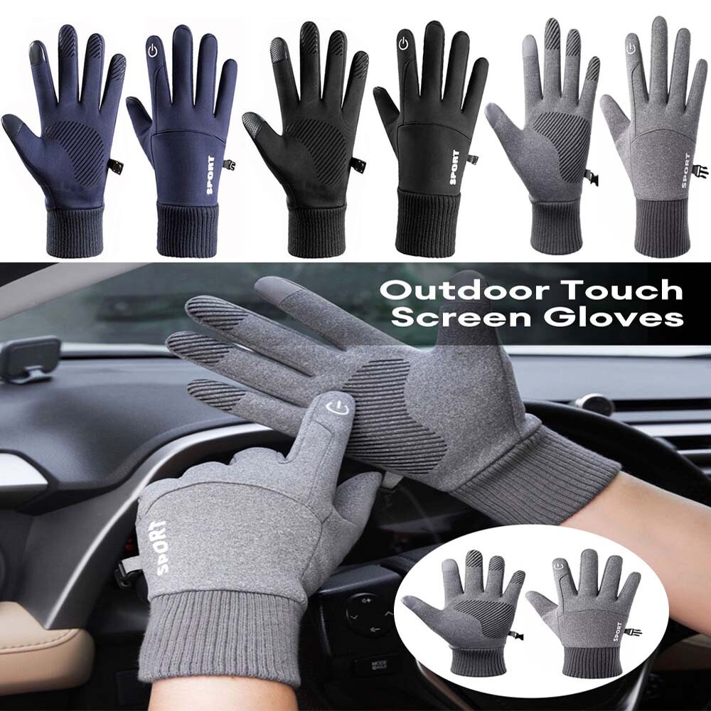Windproof Touchscreen Gloves Winter Warm Gloves For Snow Running Ski Sports CN
