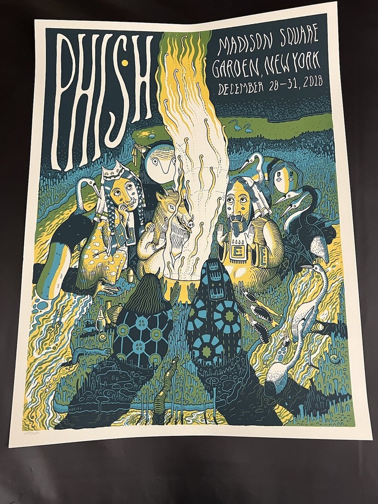 BUY NOW 🐠 Phish MSG Poster New Years Eve 2018 NYC-image