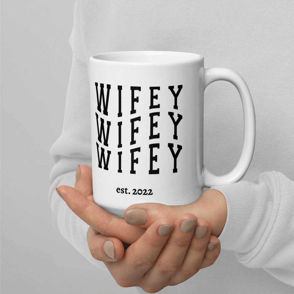 Wifey Mug Personalized Wife Mug Engagement Gift Mug Coffee Mug