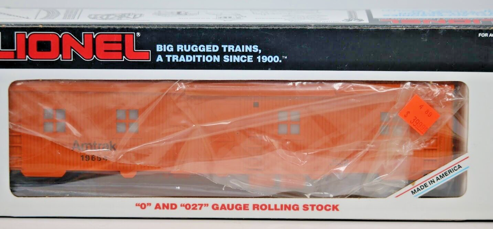 Lionel 6-19654 O Gauge Amtrak Bunk Car W/ Lighted Interior NIB 1:48 Scale