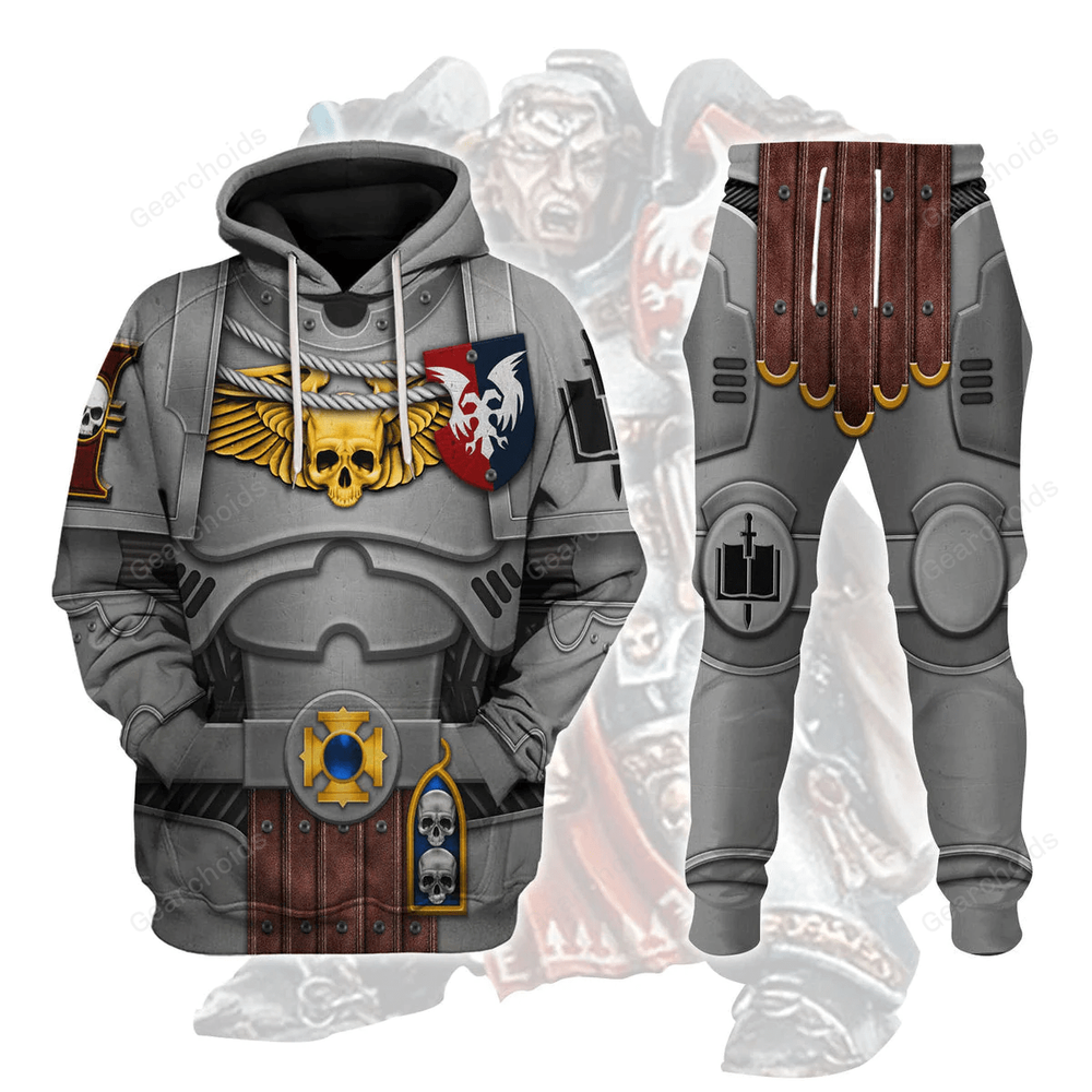 Grey Knights Captain Custom Cosplay Hoodie and Sweatpants Set-image
