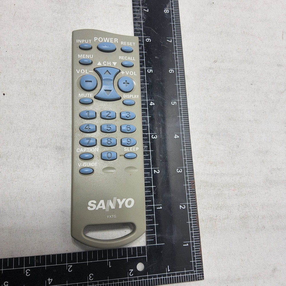 Sanyo FXTG TV Remote Control Original OEM Replacement Tested No Batteries