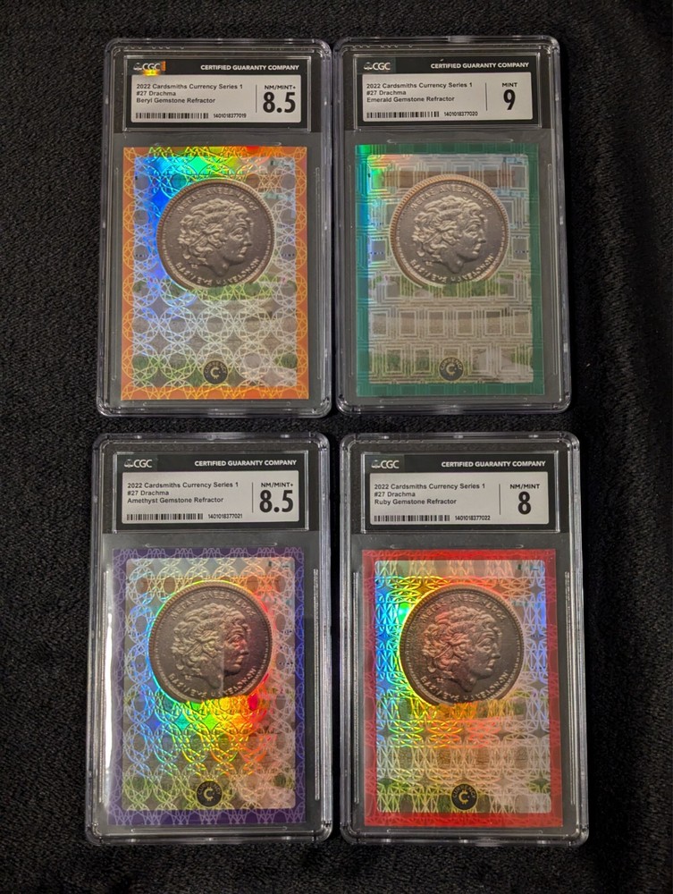 Cardsmiths Currency Series 1 #27 Drachma - CGC Graded BEAR Gemstone Collection