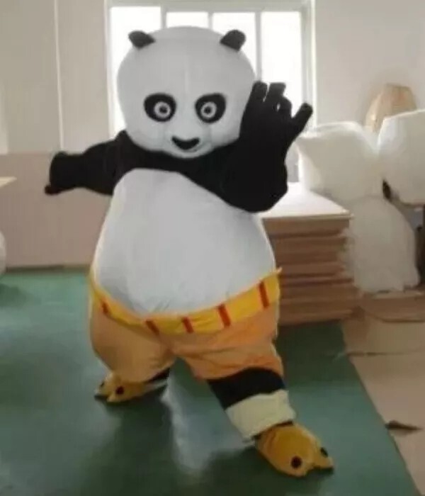 2024 Kung Fu Panda Mascot Costume Cosplay Party Fancy Dress Suits Adult Unisex