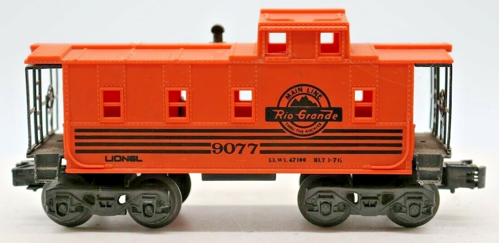 Lionel O Gauge Rio Grande Main Line Thru the Rockies Caboose 6-9077