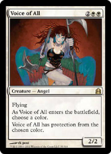 VOICE OF ALL X4 4 4X Commander MTG DJMagic Magic the Gathering Trading Cards-image
