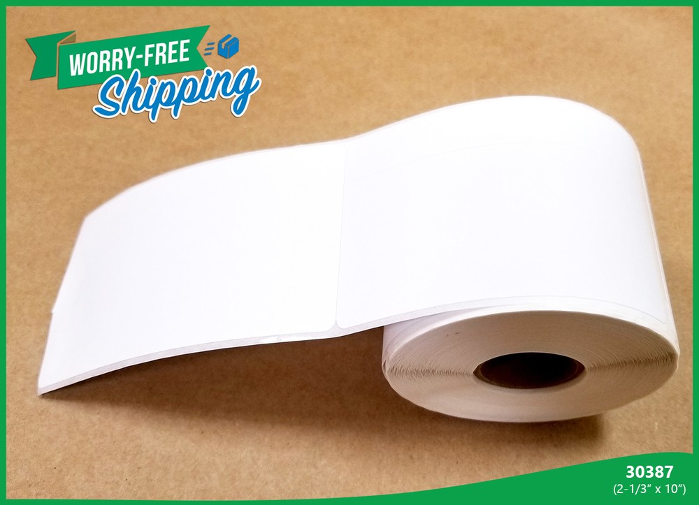 Dymo Compatible Large Shipping Labels 15 Rolls for Paypal Address 30387 Printers-image