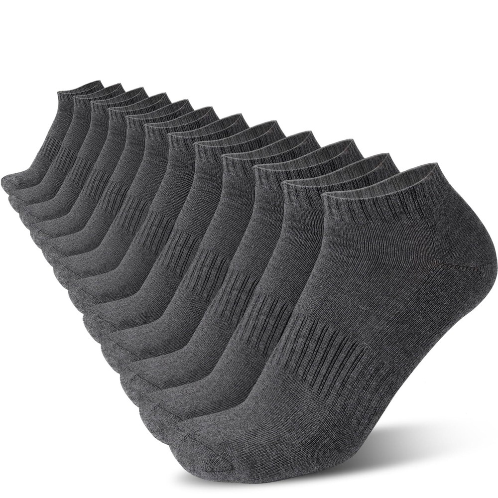 OnniHazo Mens Ankle Cotton Socks Athletic Running Cushioned Breathable Low Cu...