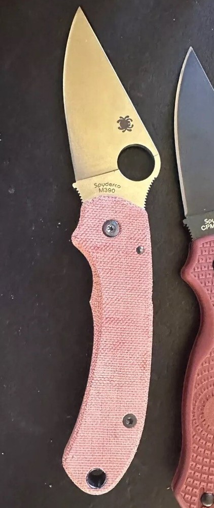 Spyderco Para 3 FRN M390:Build To G-10: RGT & AWT Micarta Skinny Scales