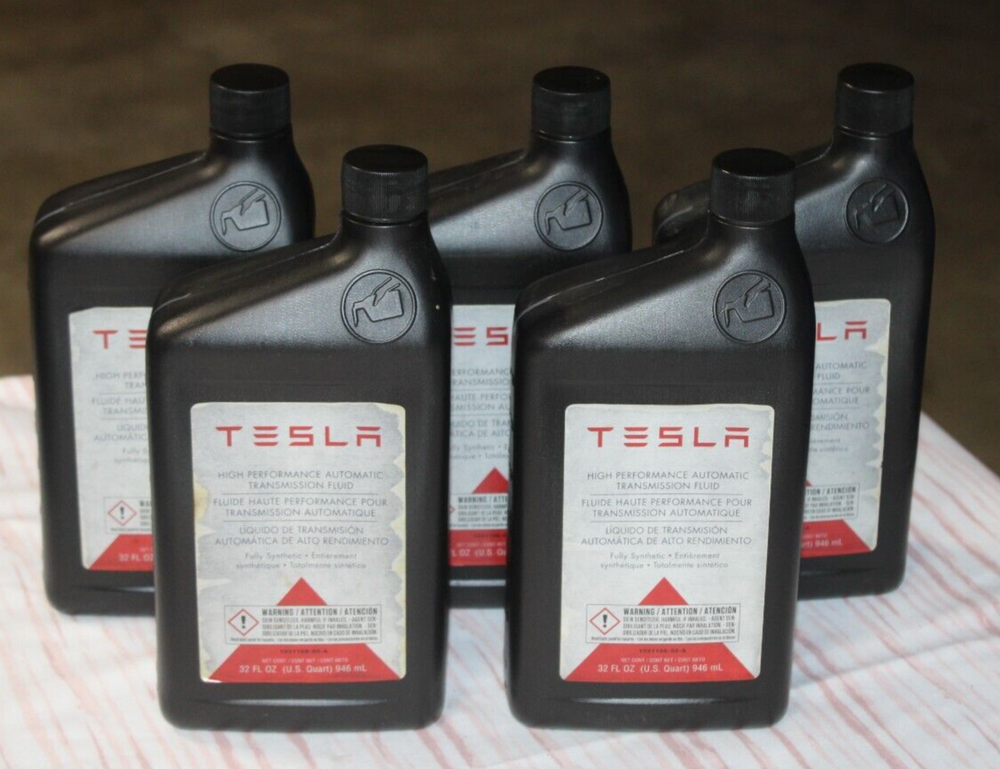 Tesla High Performance Automatic Transmission Fluid Full Synthetic 5 U.S. Quarts