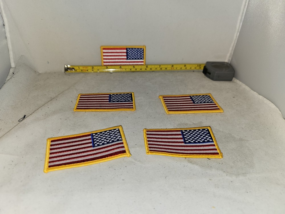 5-New Flag Patches (5-For Buy Now Price)-image