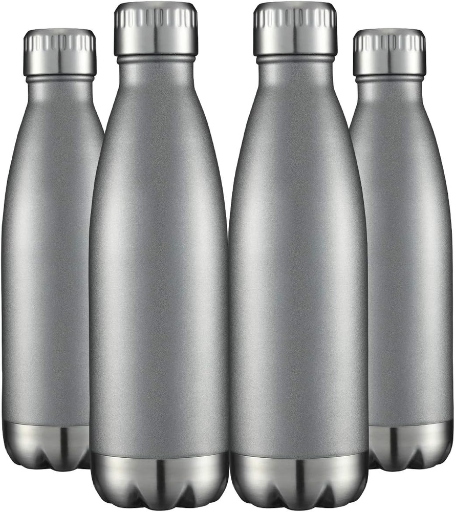 17Oz Stainless Steel Water Bottles Bulk, Vacuum Insulated Water Bottles Double W