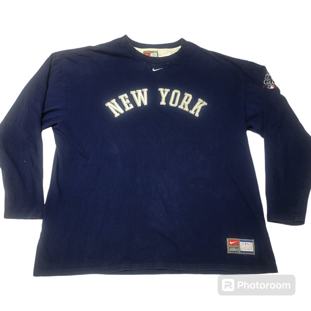 Vintage 2008 New York Yankees Nike All-Star Game Long Sleeve Y2K Baseball Jersey  