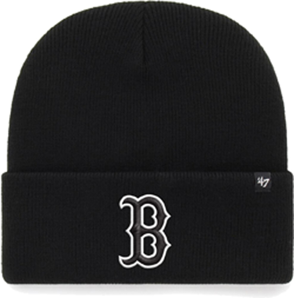 47 Brand Boston Red Sox Black Haymaker MLB Cuff Knit One Size Forty Seven