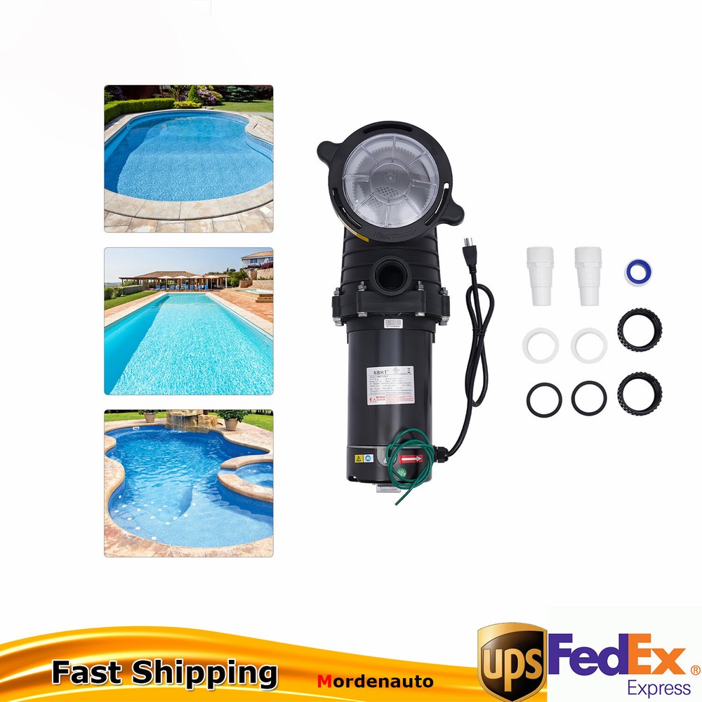 HBP1500?? 2.0HP 1500W INGROUND ABOVE GROUND SWIMMING POOL WATER PUMP +Strainer!