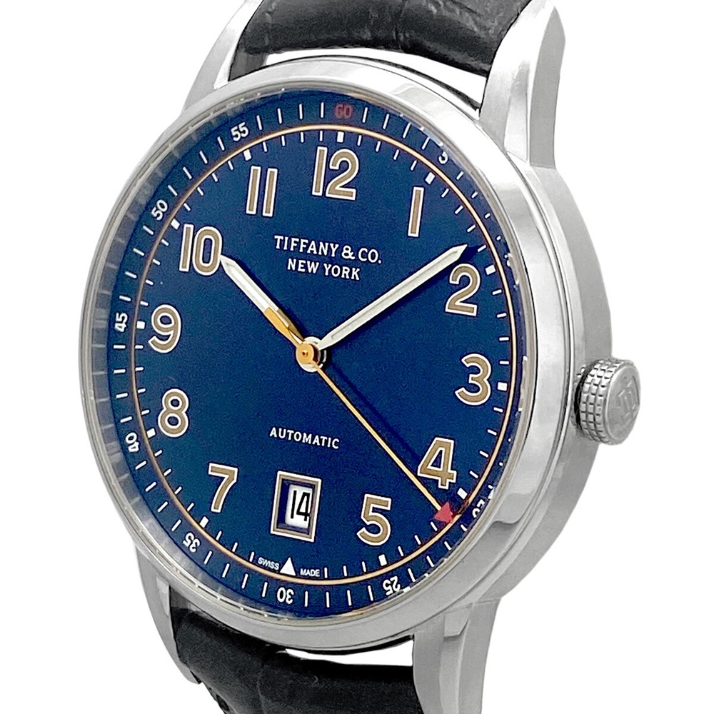 Tiffany Co CT60 Automatic Automatic 34667926 Blue Dial Cal.SW300 1 Tiffany Co