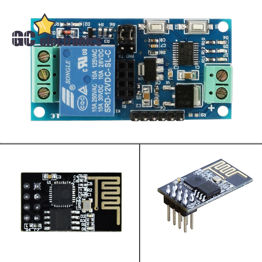 ESP8266 12V Wifi Relay IOT Module Remote Control Switch APP Smart Home A3GS-image