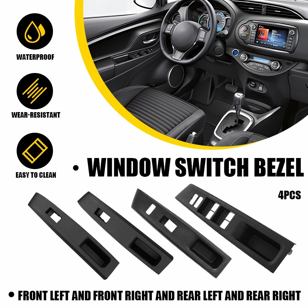 2012-2014 Toyota Yaris 4-Door Power Window Switch Bezel Control Panel Cover