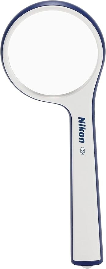 Nikon S1-10D 2.5x Round Blue Reading Magnifier New Japan F/S