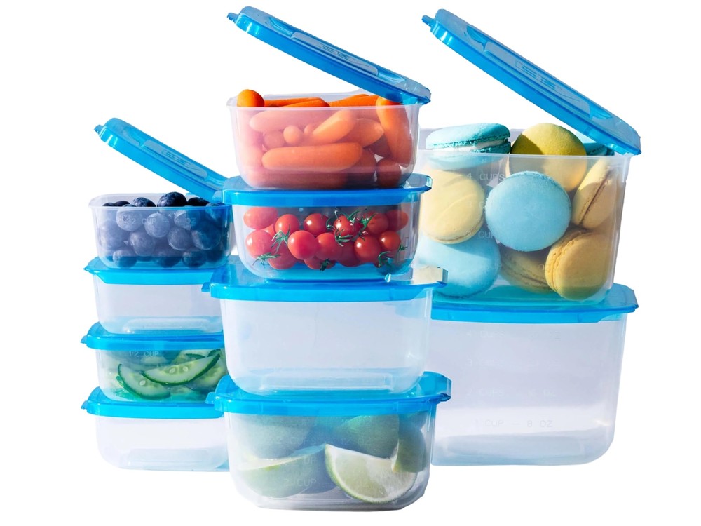 Premium Food Storage Containers with Permanently Attached Lids – BPA-Free & Leakproof