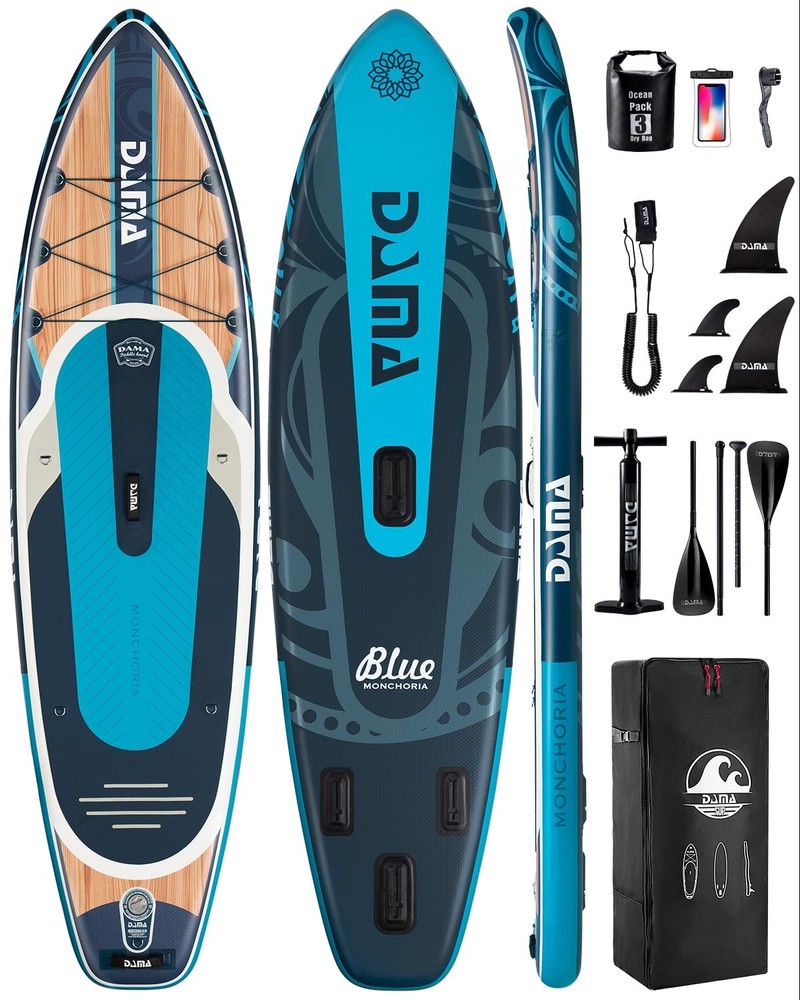 11x34x6 Inflatable Stand Up Paddle Board with Accessories
