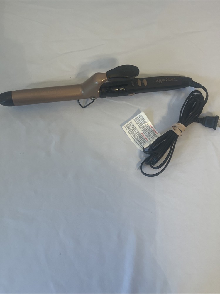 1-Inch Argan Heat Curling Iron - Professional Hair Styler for Smooth Curls