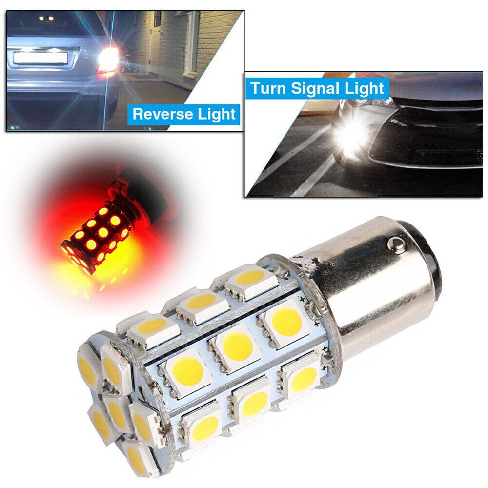 27-SMD BA15D Cabin Marine Boat  Inner Lights Bulbs 1004 1076 1142 Red