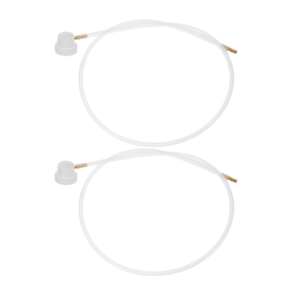 2 Pcs Paint Nozzles Set Spray Can Extension Wand Hose for Cans Accessories