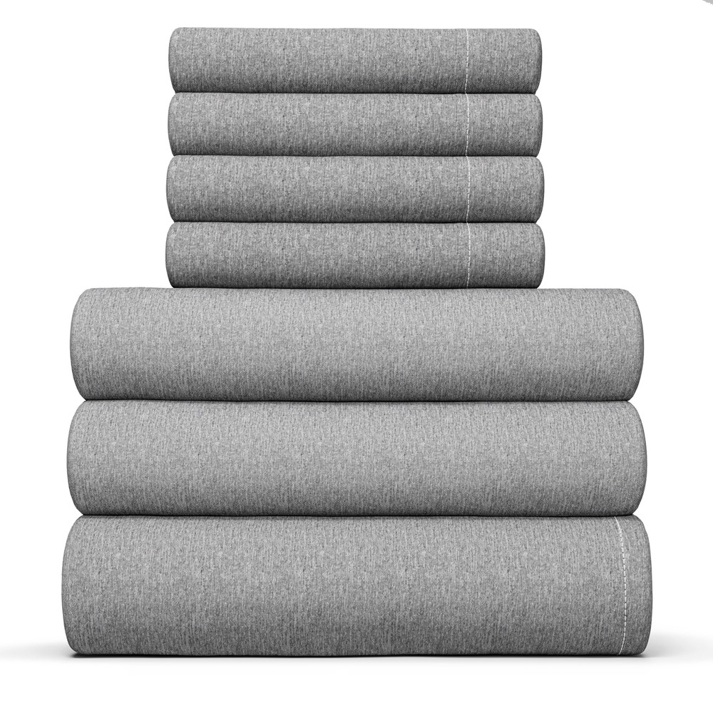 Split King 7-Piece Cooling Breathable Hotel Luxury Bed Sheet Set