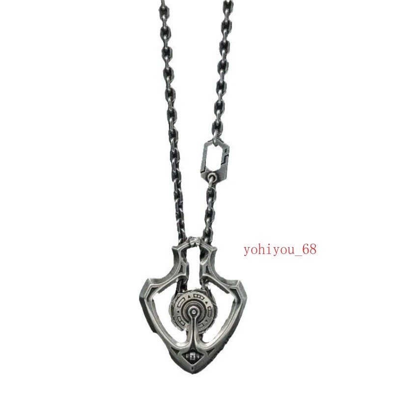 Vintage Punk Rotatable Gear Necklace Mechanical Steampunk Jewelry Cool Unique Gift