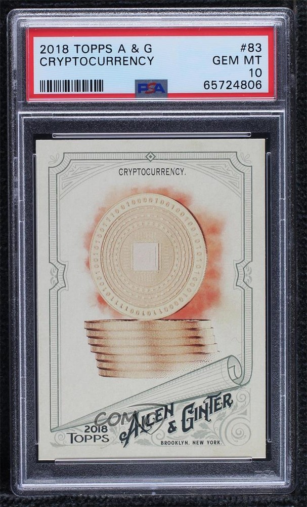 2018 Topps Allen & Ginter Cryptocurrency #83 PSA 10 GEM MT-image
