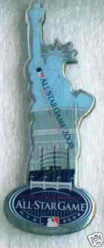2008 AS All-Star Game Yankees Stadium Statues Parade lapel pin Statue of Liberty
