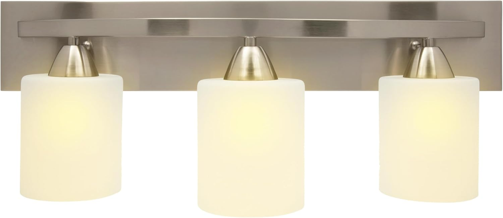 Bathroom Vanity Light Fixture | Interior Bathroom Lighting Bar with Modern Milk
