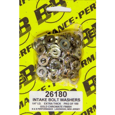 BandB 26180, Set of 100 Cadmium Steel H/T Special Washers - 1/4In .540In Od (100
